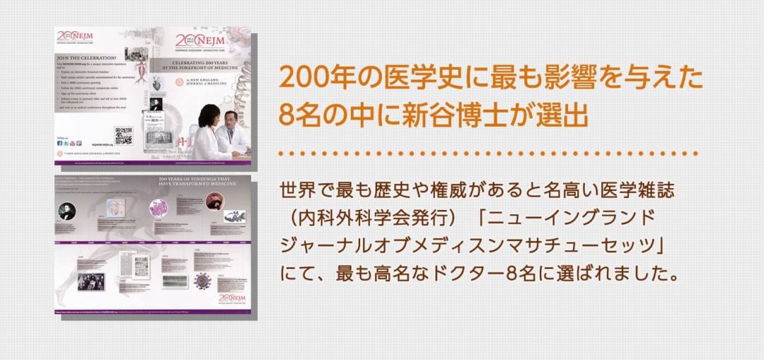 200年の医学史に最も影響を与えた8人に選出