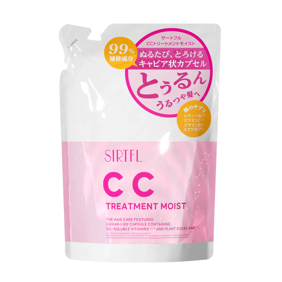 SIRTFL CC　サートフル CC　トリートメントモイスト　つめかえ用 リフィル 320mL