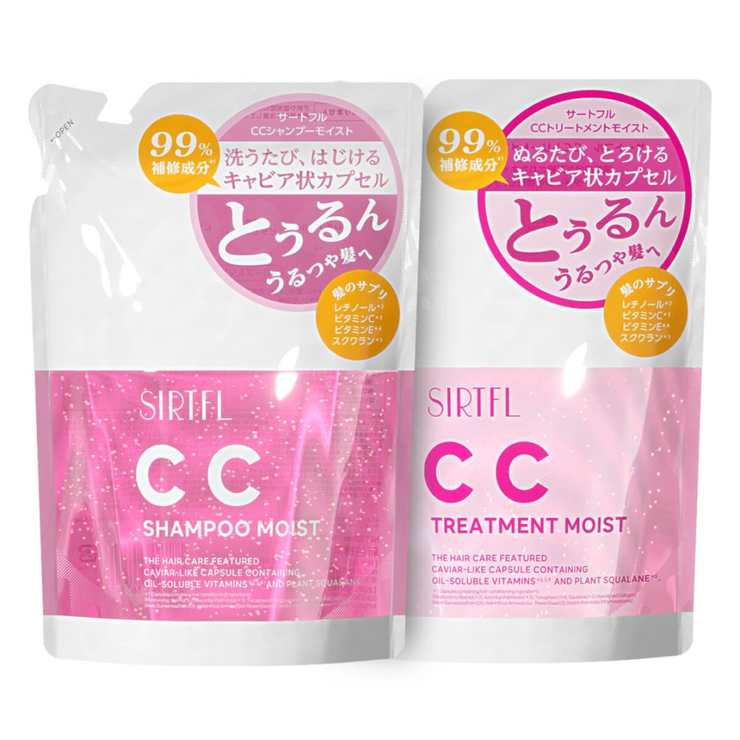 SIRTFL　CCシャンプー/トリートメント モイスト 320mL/320mL（詰め替え）