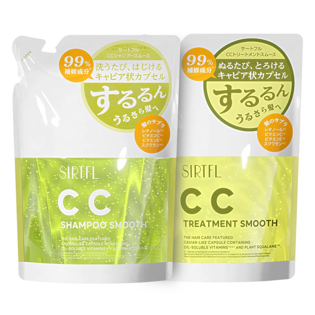 SIRTFL　CCシャンプー/トリートメント スムース 320mL/320mL（詰め替え）