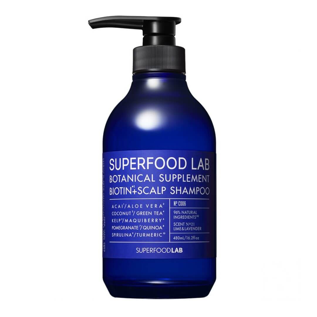 SUPERFOODLAB /SFL ビオチン+ スカルプシャンプー 480ml