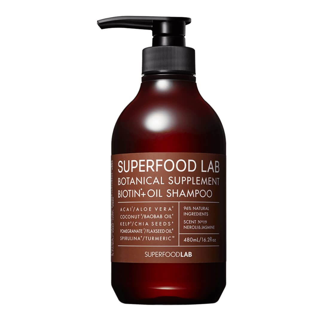 SUPERFOODLAB SFL003/SFL ビオチン+ オイルシャンプー 480ml