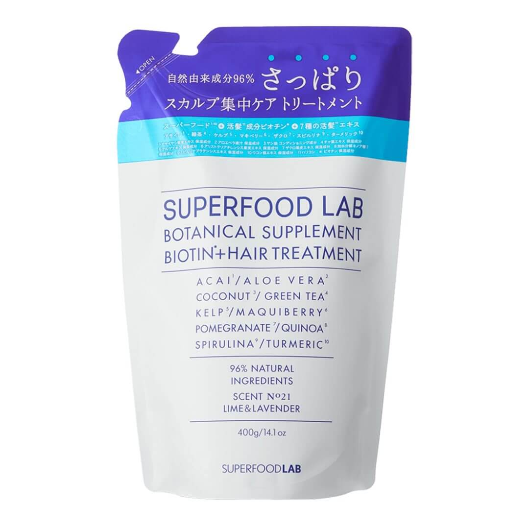 SUPERFOODLAB SFL010/SFL ビオチン+ ヘアトリートメント リフィル 400g
