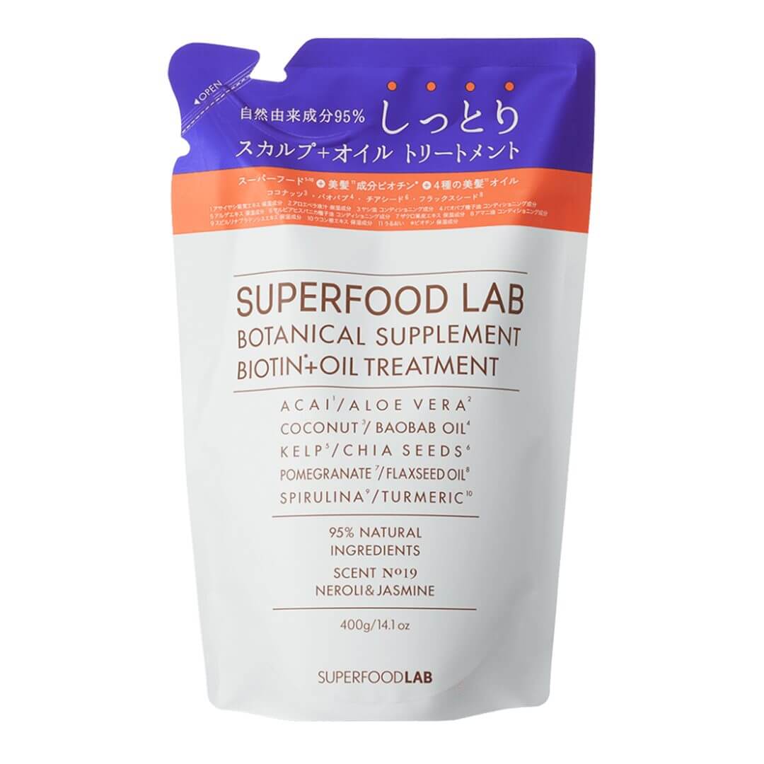 SUPERFOODLAB SFL012/SFL ビオチン+ オイルトリートメント リフィル 400g
