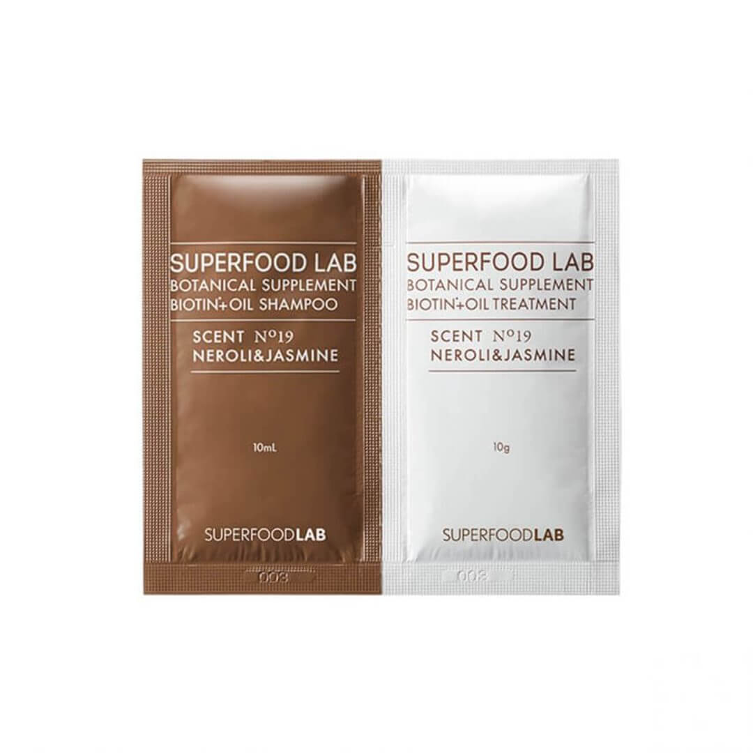 SUPERFOODLAB SFL006/SFL ビオチン+ オイルシャンプー&トリートメントPP 1回分
