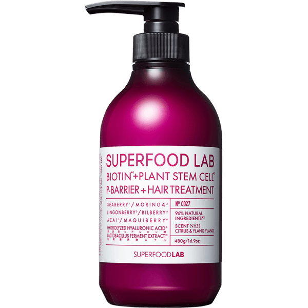 SUPERFOODLAB SFL046/SFL ビオチン+ Pバリア ヘアトリートメント 480g
