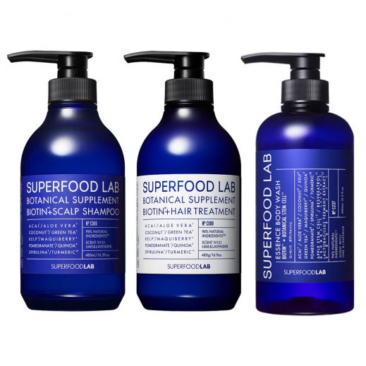 SUPERFOODLAB さっぱりヘアケア・ボディケア3点セット

