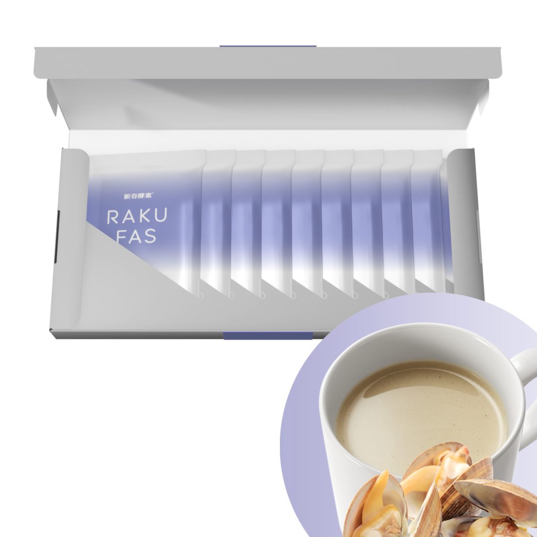 新谷酵素 RAKUFAS ラクファス プロテインスープ 10袋入り クラムチャウダー風味