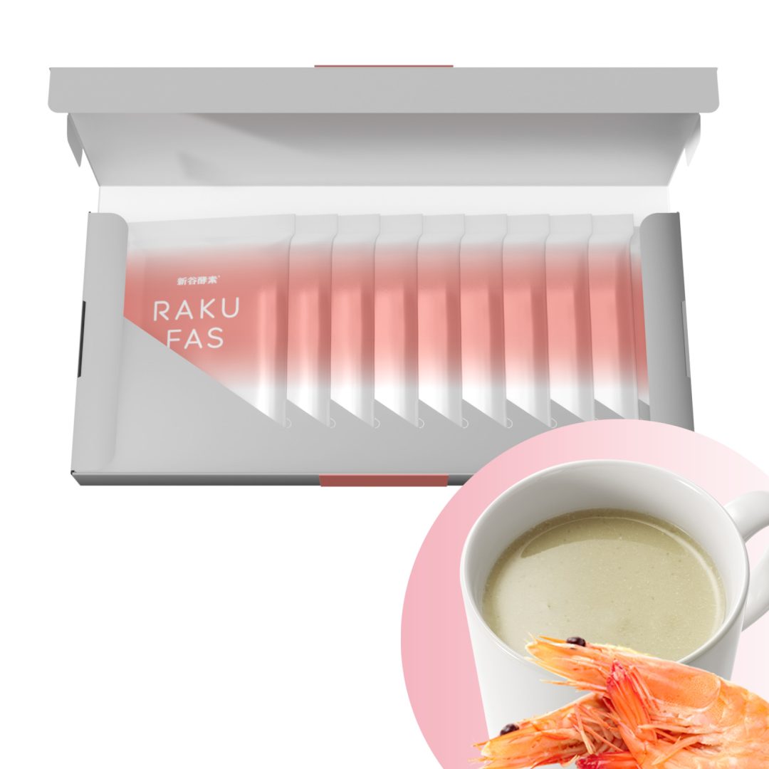 新谷酵素 RAKUFAS ラクファス プロテインスープ 10袋入り  海老のビスク風味