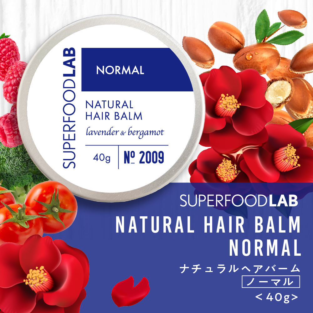 SUPERFOOD LAB ナチュラルヘアバーム ノーマル40g	